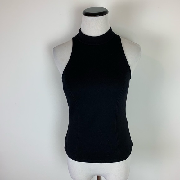 Bardot Tops - Bardot knit Fitted Turtle Neck Sleeveless Top